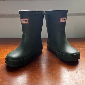 Toddler Green Hunter Rain Boots - Size 5/6 UK 4